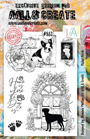 #863 AALL & CREATE Postal Pooch Stamp
